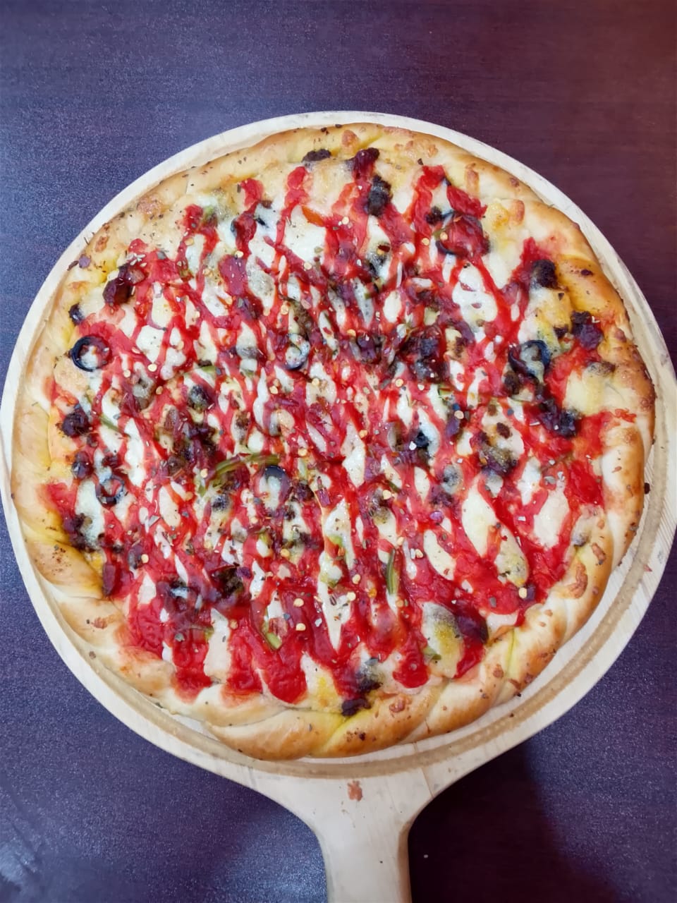 Golden Saussge Pizza