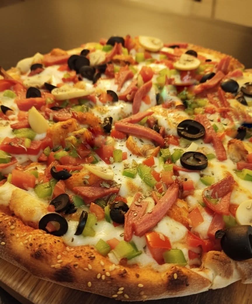 Golden Mashroom Pizza